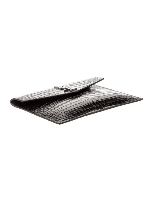 Saint Laurent Embossed Leather Uptown