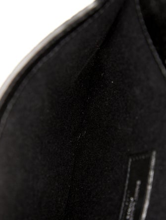 Saint Laurent Embossed Leather Uptown