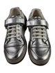 Saint Laurent Leather Distressed Accents Sneakers