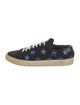 Saint Laurent Suede Printed Sneakers