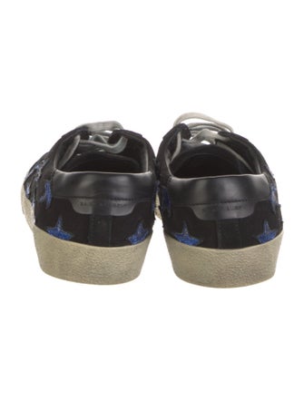 Saint Laurent Suede Printed Sneakers