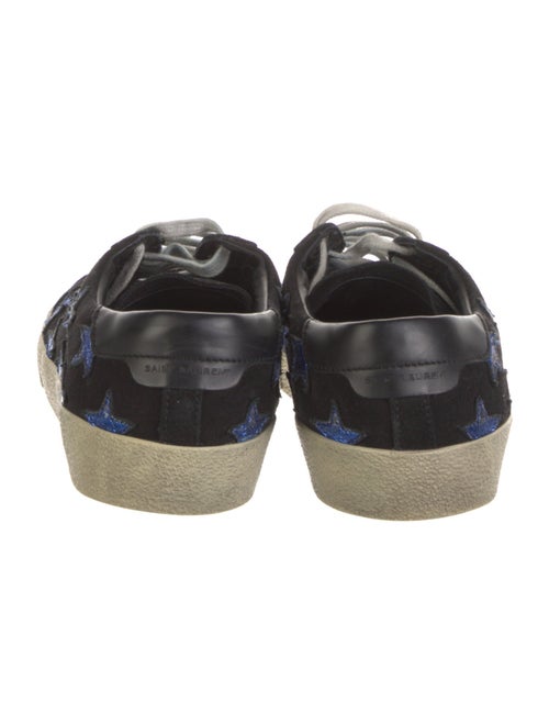Saint Laurent Suede Printed Sneakers