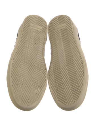 Saint Laurent Suede Printed Sneakers