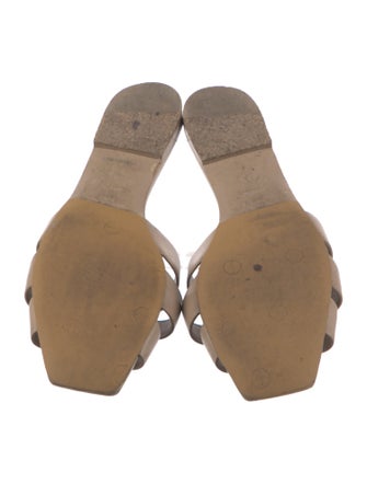 Saint Laurent Leather Slides
