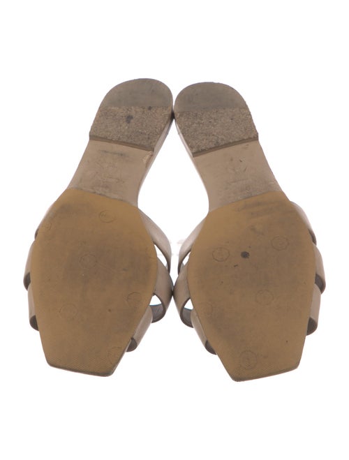 Saint Laurent Leather Slides