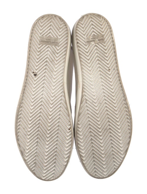 Saint Laurent Canvas Leather Trim Embellishment Sneakers