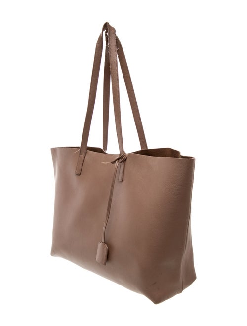 Saint Laurent Leather Shopping Tote Large
