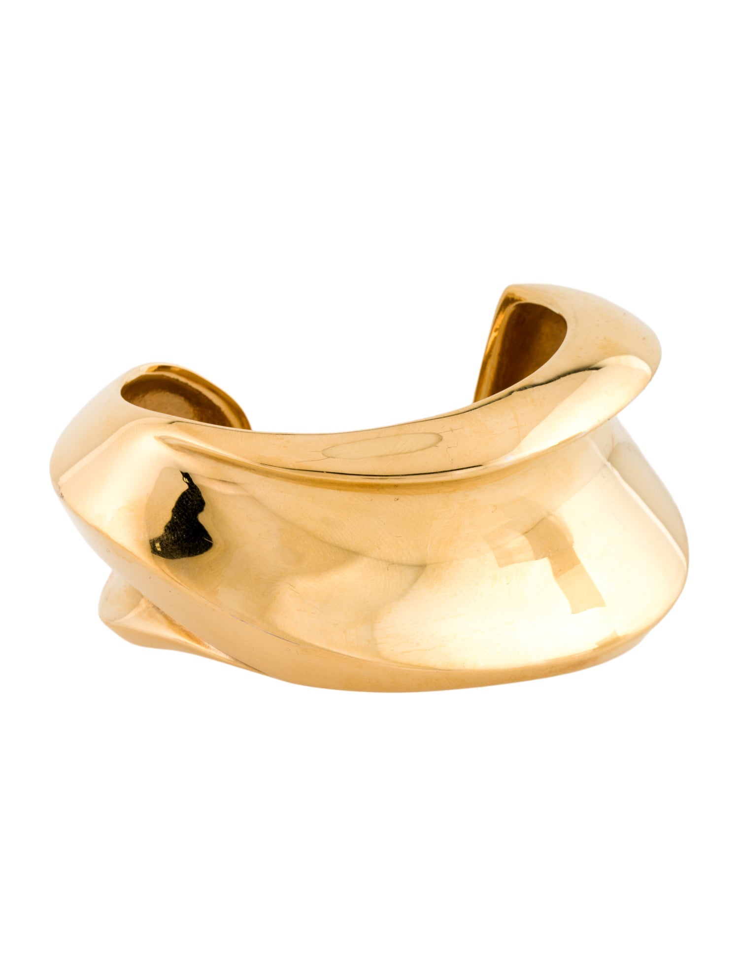 Saint Laurent Sculpted Cuff Bracelet