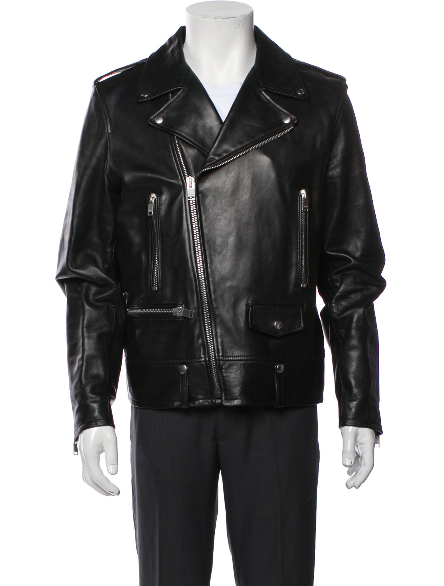 Saint Laurent 2016 Lambskin Moto Jacket