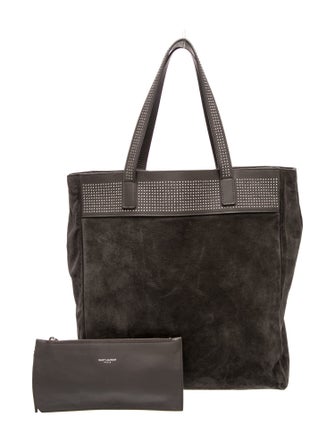 Saint Laurent Suede Reversable Tote