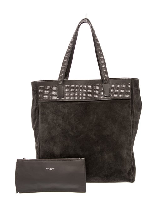 Saint Laurent Suede Reversable Tote