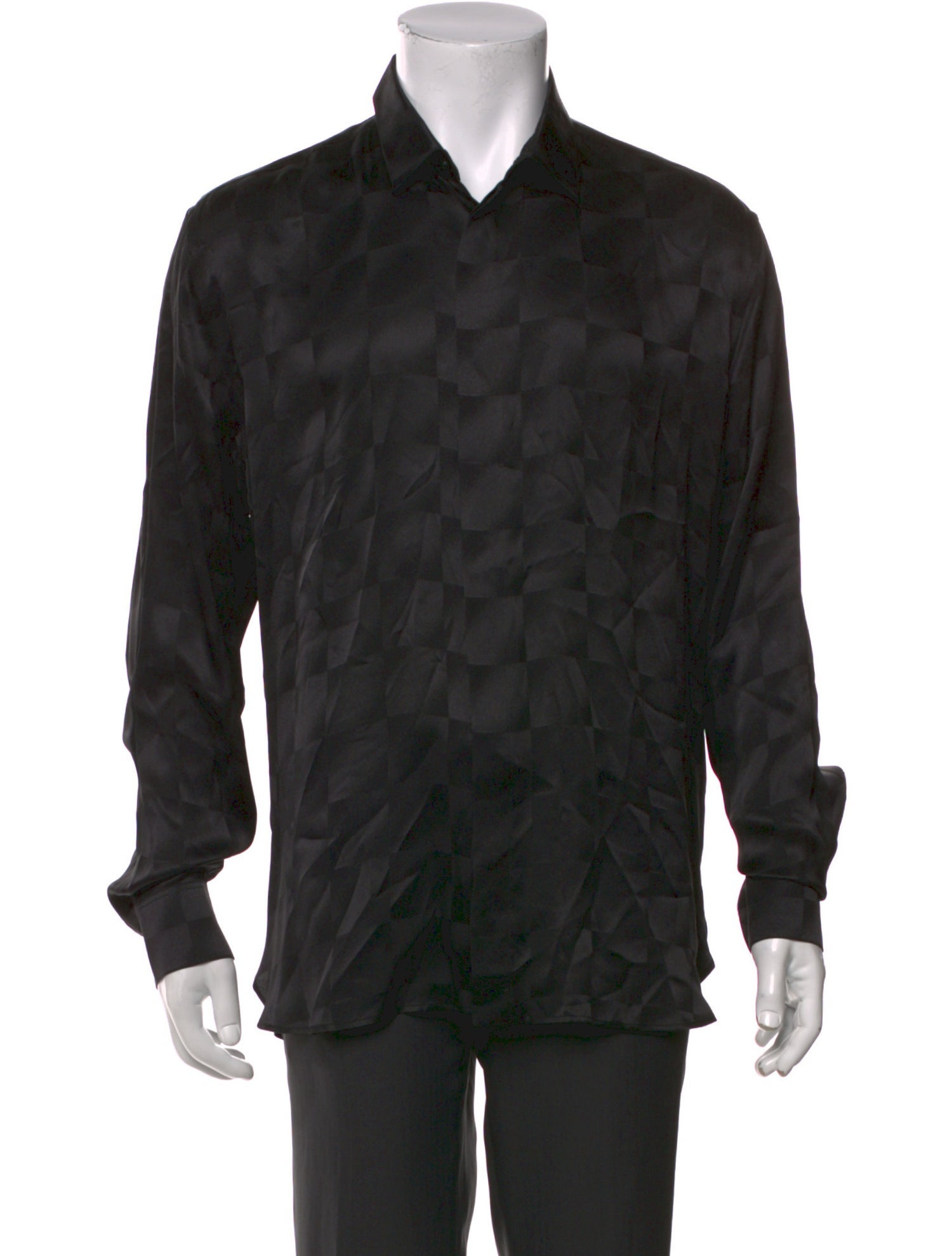 Saint Laurent 2021 Silk Dress Shirt