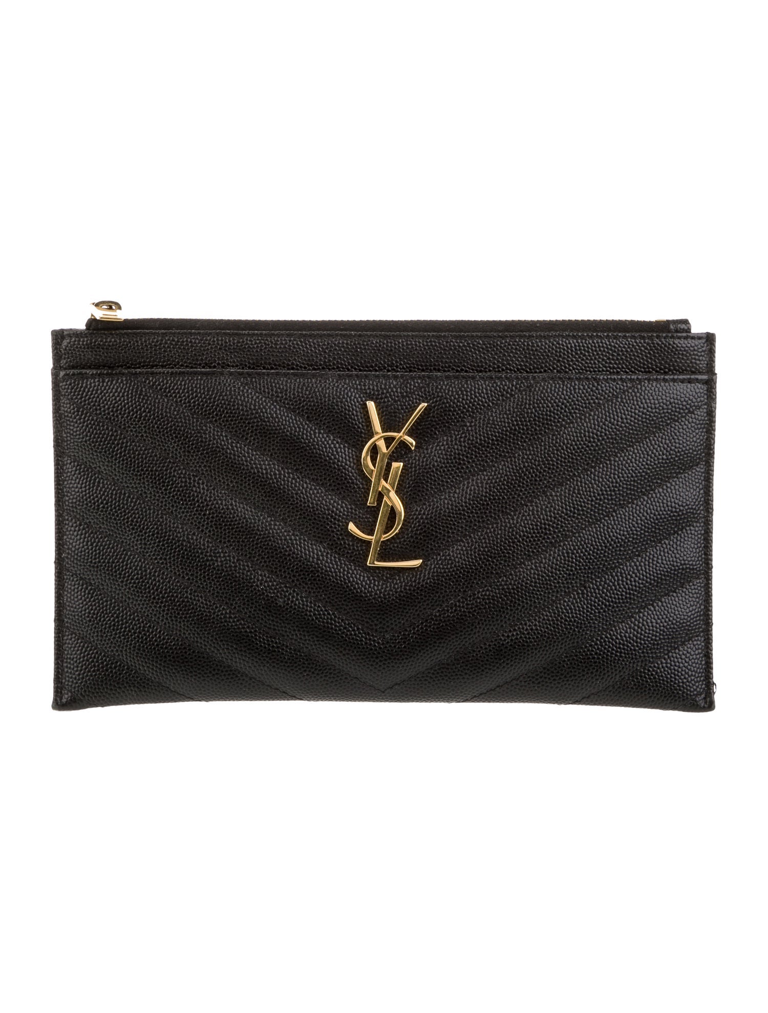 Saint Laurent Leather Clutch