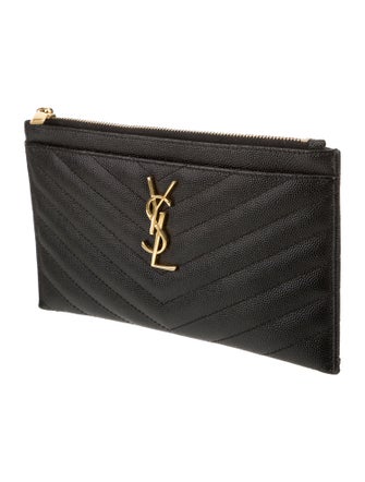 Saint Laurent Leather Clutch
