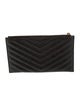 Saint Laurent Leather Clutch