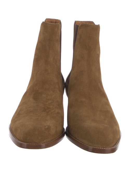 Saint Laurent Suede Chelsea Boots