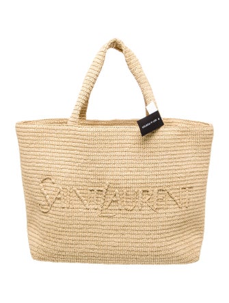 Saint Laurent Raffia Tote