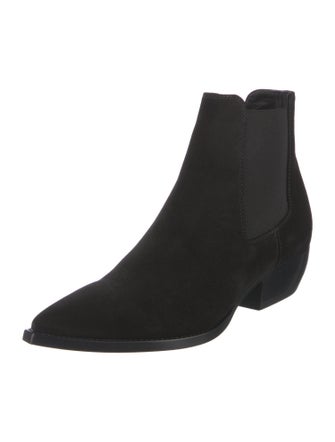 Saint Laurent Suede Chelsea Boots
