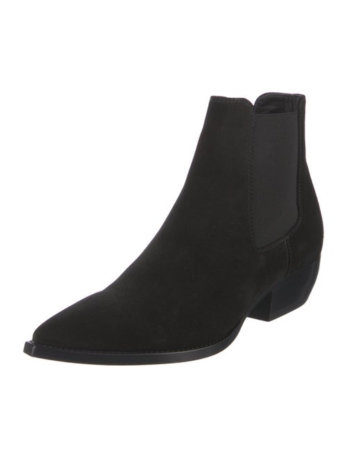 Saint Laurent Suede Chelsea Boots