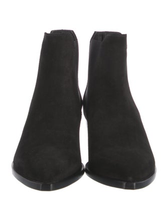 Saint Laurent Suede Chelsea Boots
