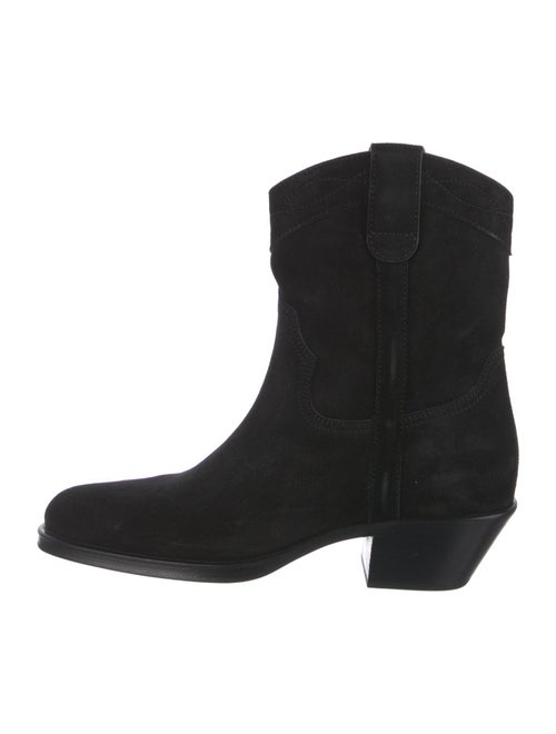 Saint Laurent Suede Western Boots