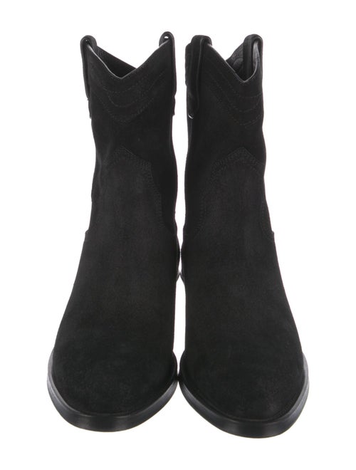 Saint Laurent Suede Western Boots