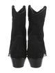 Saint Laurent Suede Western Boots