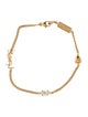 Saint Laurent Crystal Cassandre Bracelet