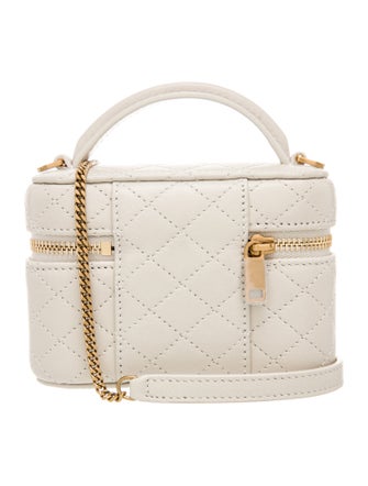 Saint Laurent Leather Monogram Gaby Vanity Bag Micro 2024