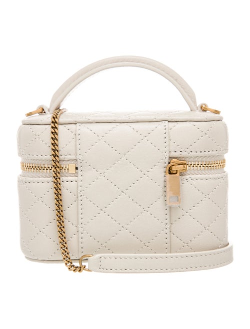 Saint Laurent Leather Monogram Gaby Vanity Bag Micro 2024