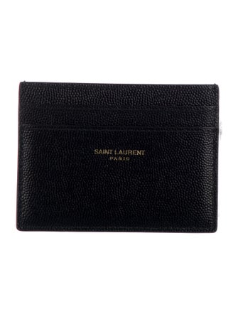 Saint Laurent 2023 Leather Card Holder