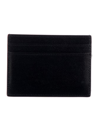 Saint Laurent 2023 Leather Card Holder