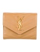 Saint Laurent 2019 Leather Compact Wallet