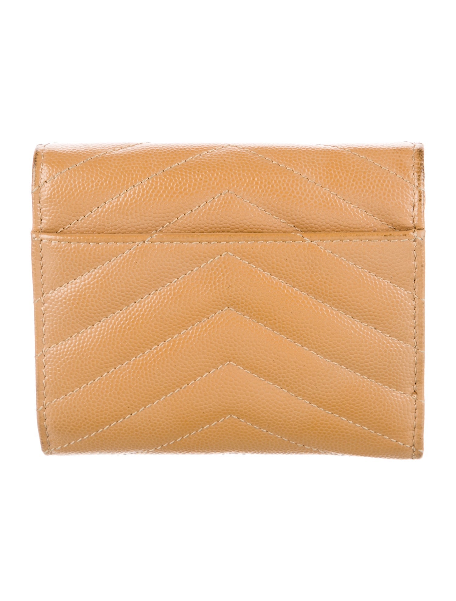 Saint Laurent 2019 Leather Compact Wallet