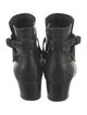 Saint Laurent Leather Moto Boots