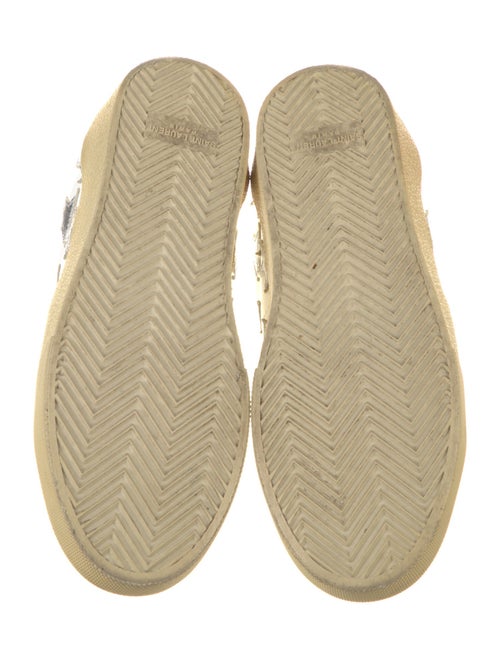 Saint Laurent Leather Printed Sneakers