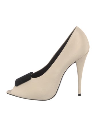 Saint Laurent Peep Pumps