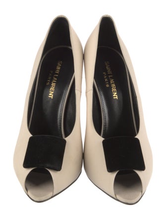 Saint Laurent Peep Pumps
