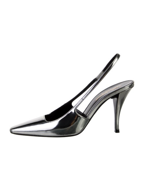 Saint Laurent Patent Leather Slingback Pumps