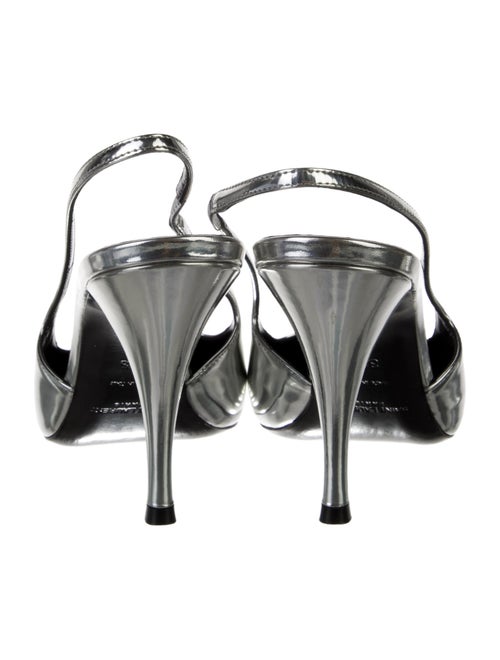 Saint Laurent Patent Leather Slingback Pumps