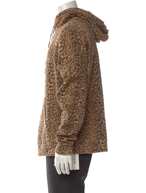 Saint Laurent 2020 Animal Print Hoodie