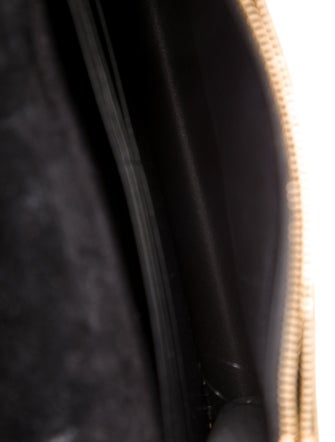 Saint Laurent Leather Monogram Envelope Wallet on Chain