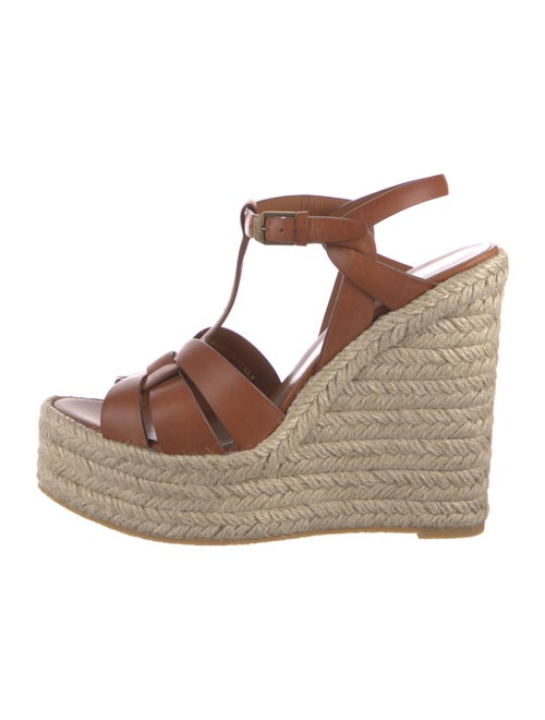 Saint Laurent Leather Espadrilles