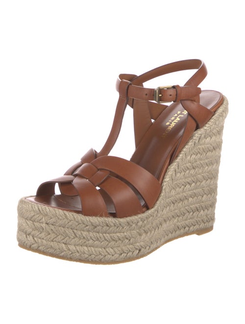 Saint Laurent Leather Espadrilles