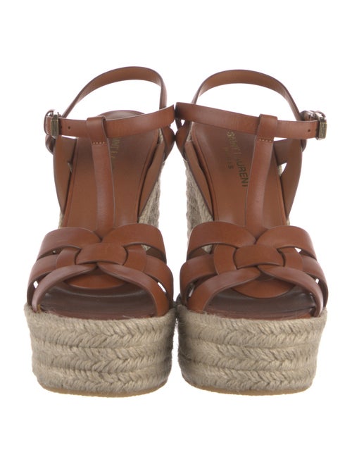 Saint Laurent Leather Espadrilles