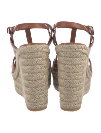 Saint Laurent Leather Espadrilles