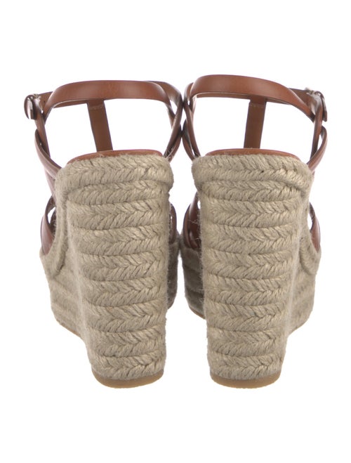 Saint Laurent Leather Espadrilles