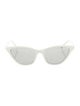 Saint Laurent Cat-Eye Mirrored Sunglasses