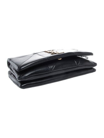 Saint Laurent Leather Jamie Chain Wallet Small