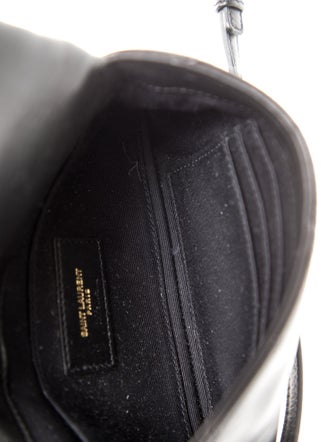 Saint Laurent Leather Jamie Chain Wallet Small